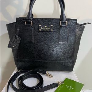 Kate Spade, black handbag (2018)